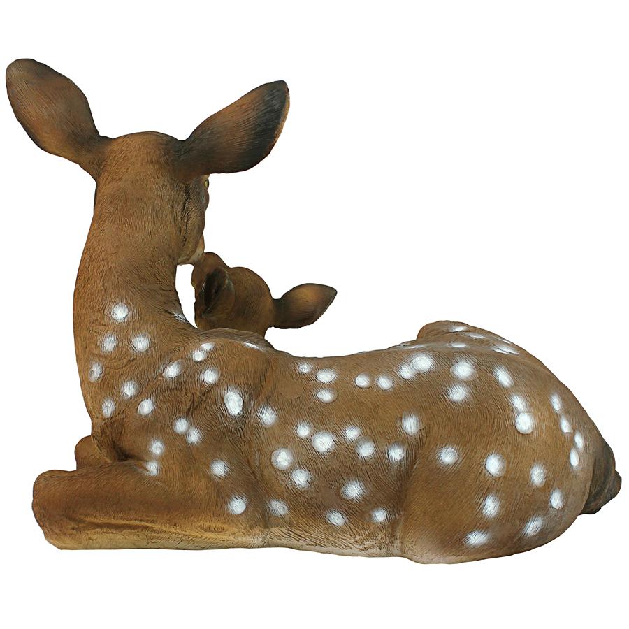 Mother's Love Doe and Fawn Statue: Large