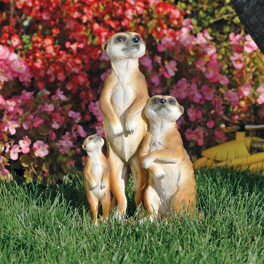 The Meerkat Family Sculpture