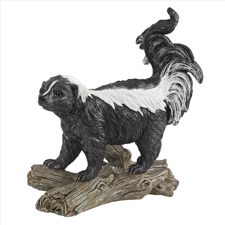 Stinky the Striped Skunk Statue