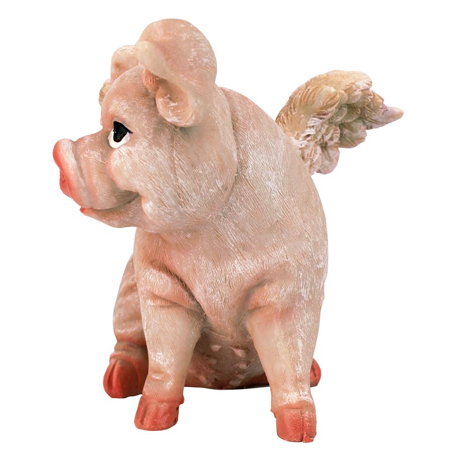 Hog Heaven Flying Pigs Statue Collection: Sitting