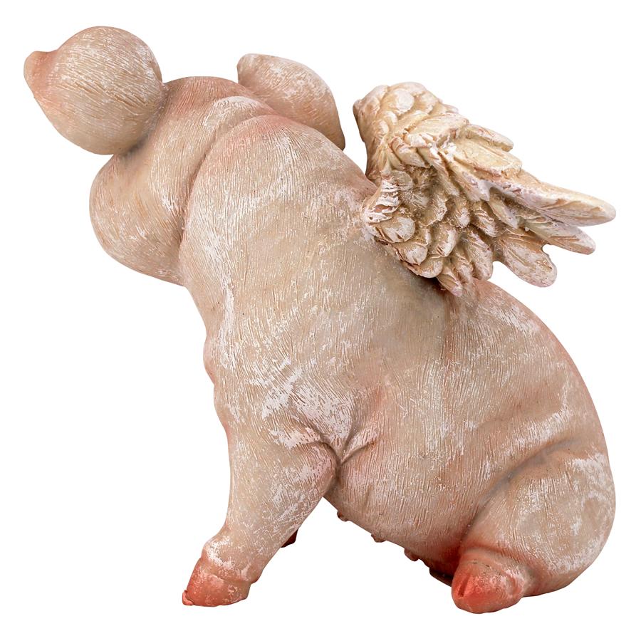 Hog Heaven Flying Pigs Statue Collection: Sitting