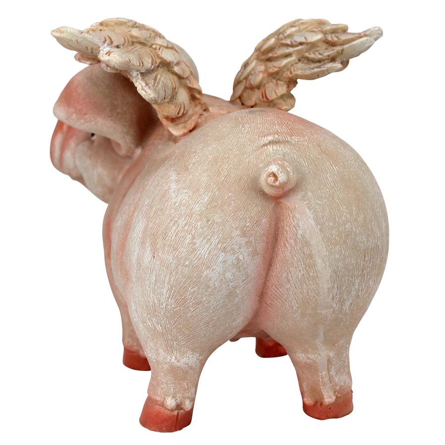 Hog Heaven Flying Pigs Statue Collection: Standing