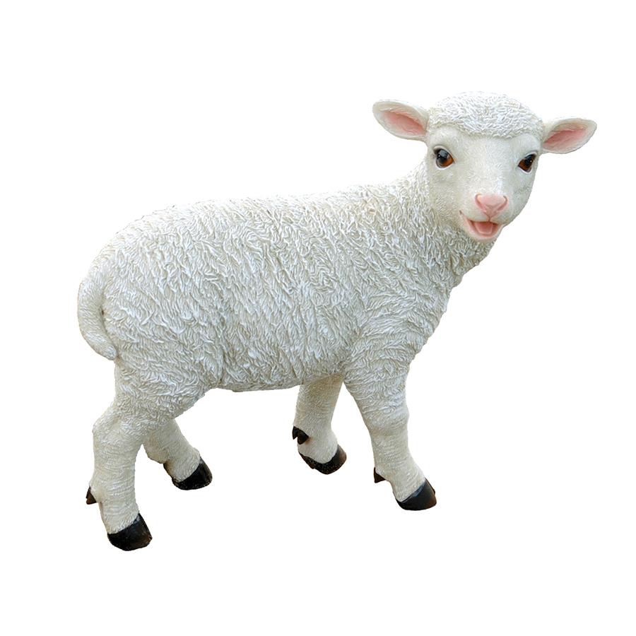 Yorkshire Lamb Garden Statue: Standing Lamb