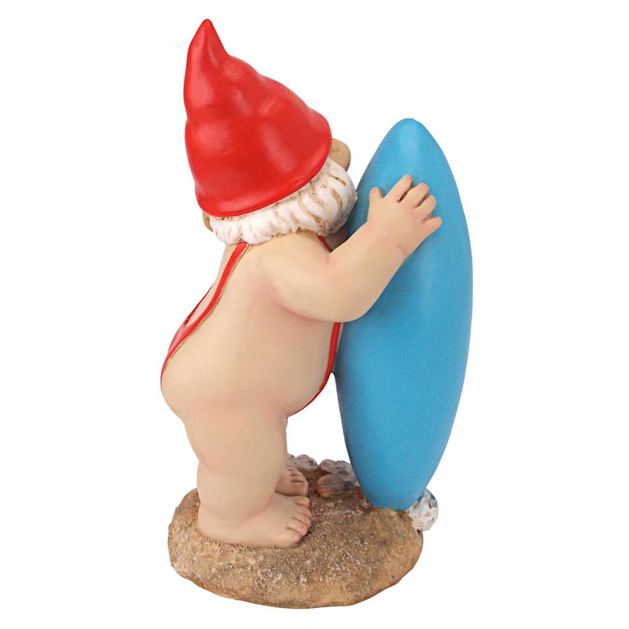 The Shredder Surfer Dude Gnome Statue