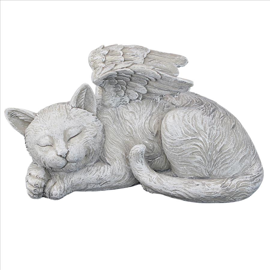 Cat Memorial Angel Pet Statue