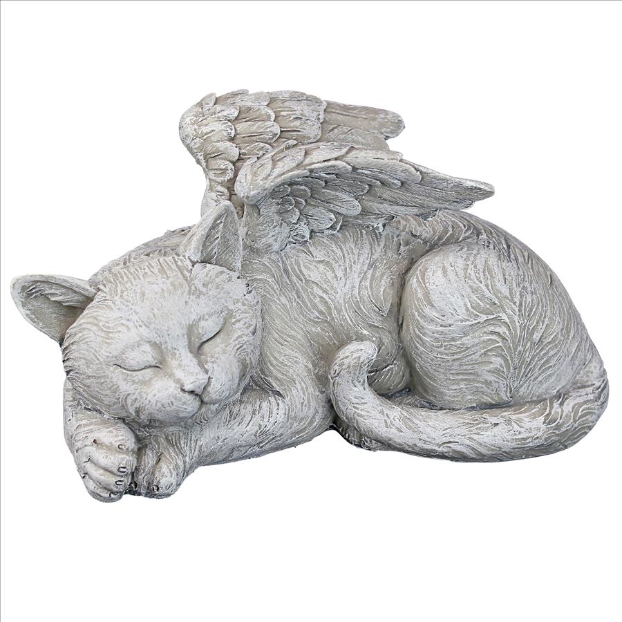 Cat Memorial Angel Pet Statue