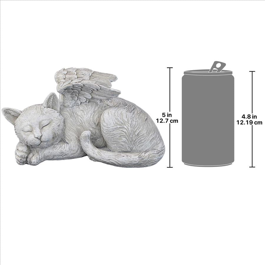 Cat Memorial Angel Pet Statue