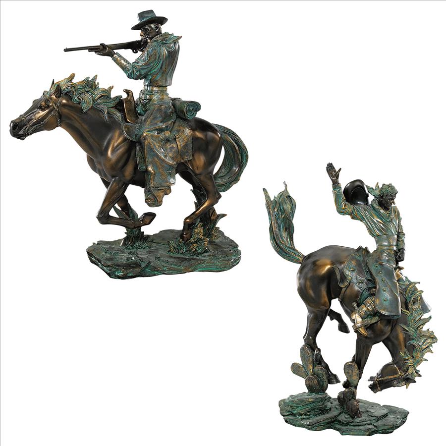 The Wild West Statue Collection: Set of Two