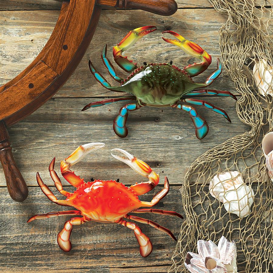 Tropical Crabs Wall Sculpture Set