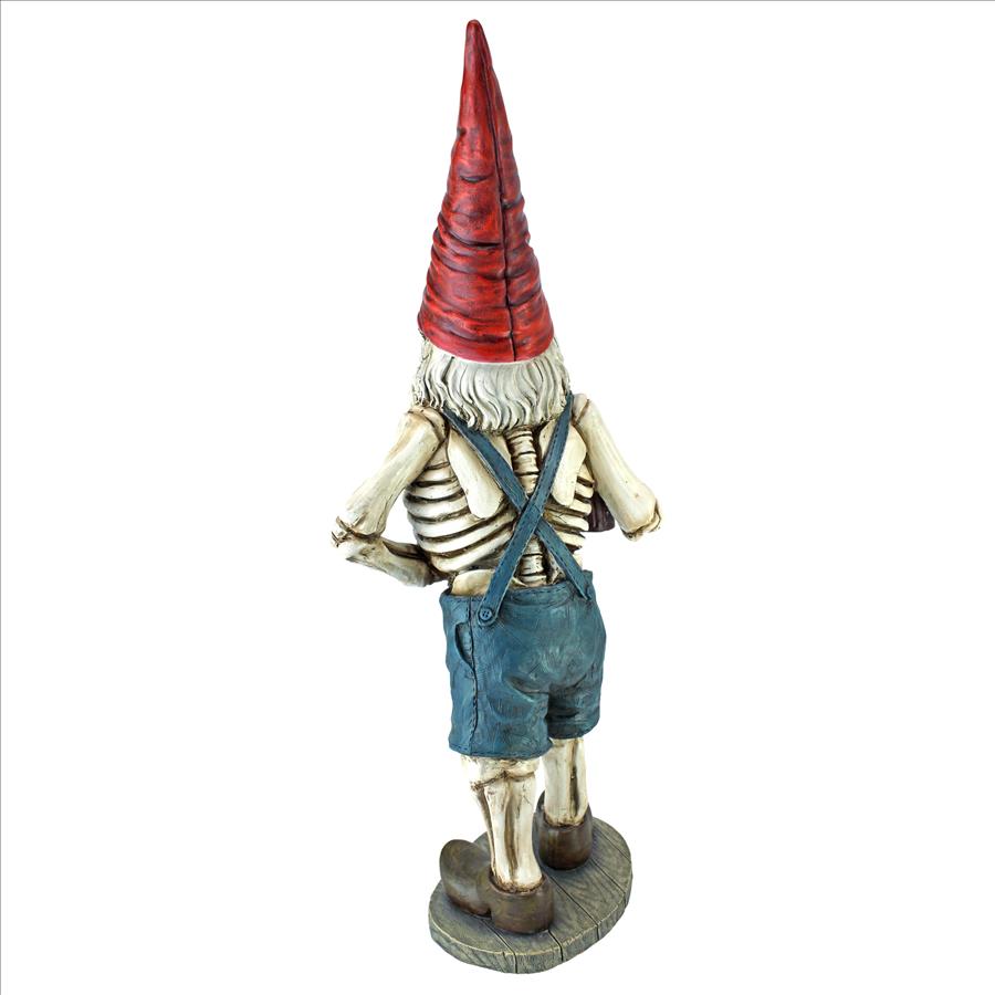 Hans the Bavarian Oktoberfest Skeleton Gnome Statue