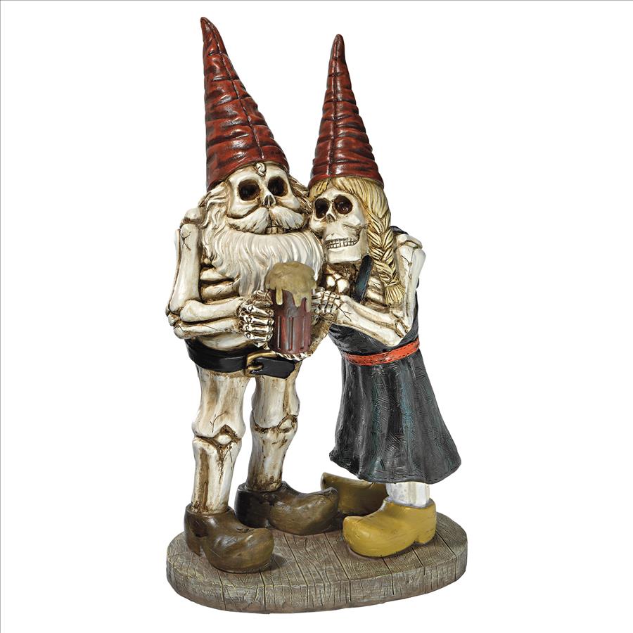 Bones and Brew Skeleton Graveyard Gnomes