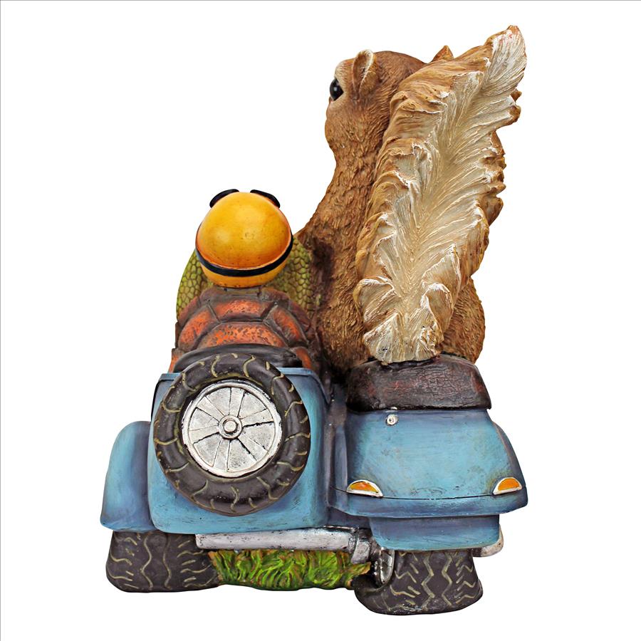 Born to be Wild Squirrel on Motorcycle Statue