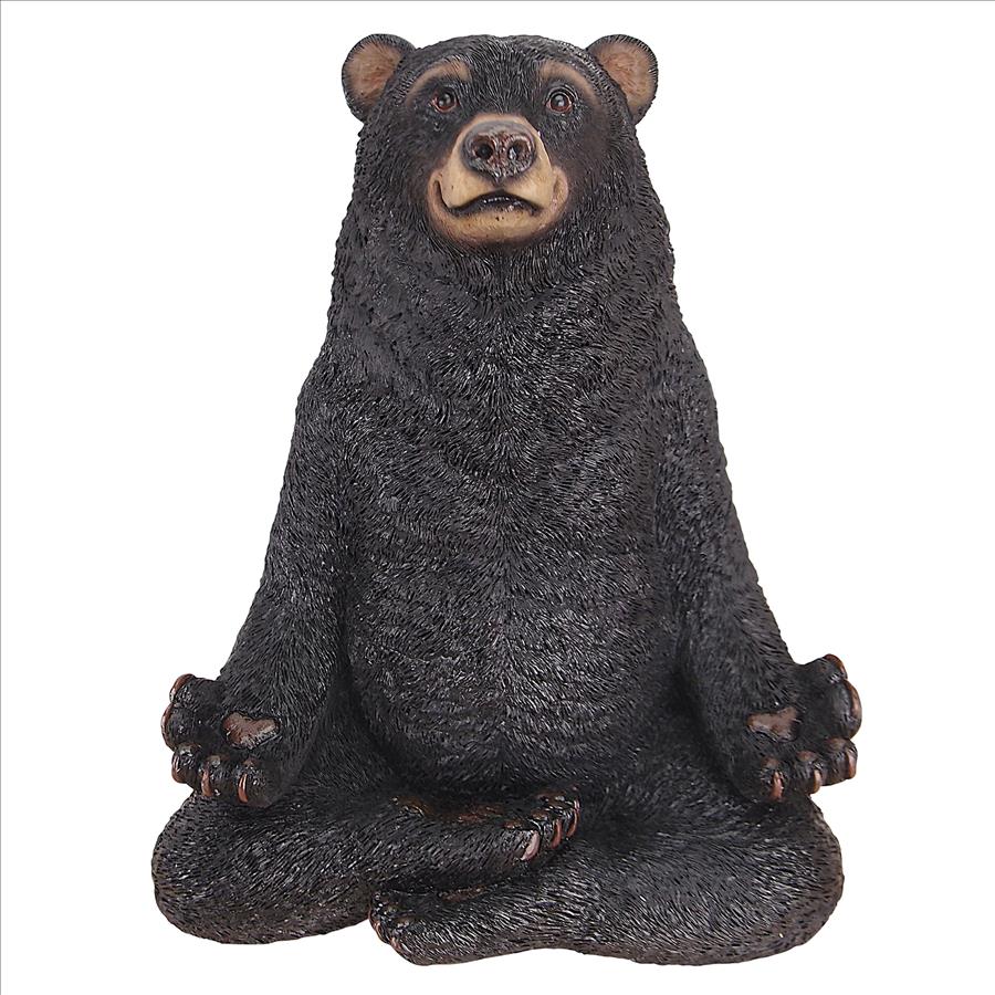 Being One with the Honey Zen Bear Statue