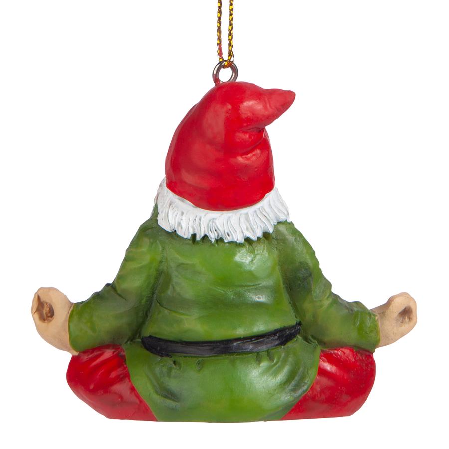 Zen Gnome Holiday Ornament