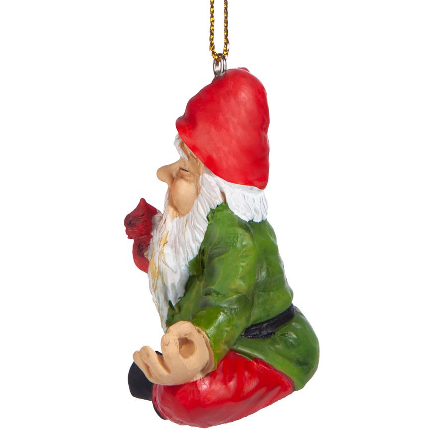 Zen Gnome Holiday Ornament