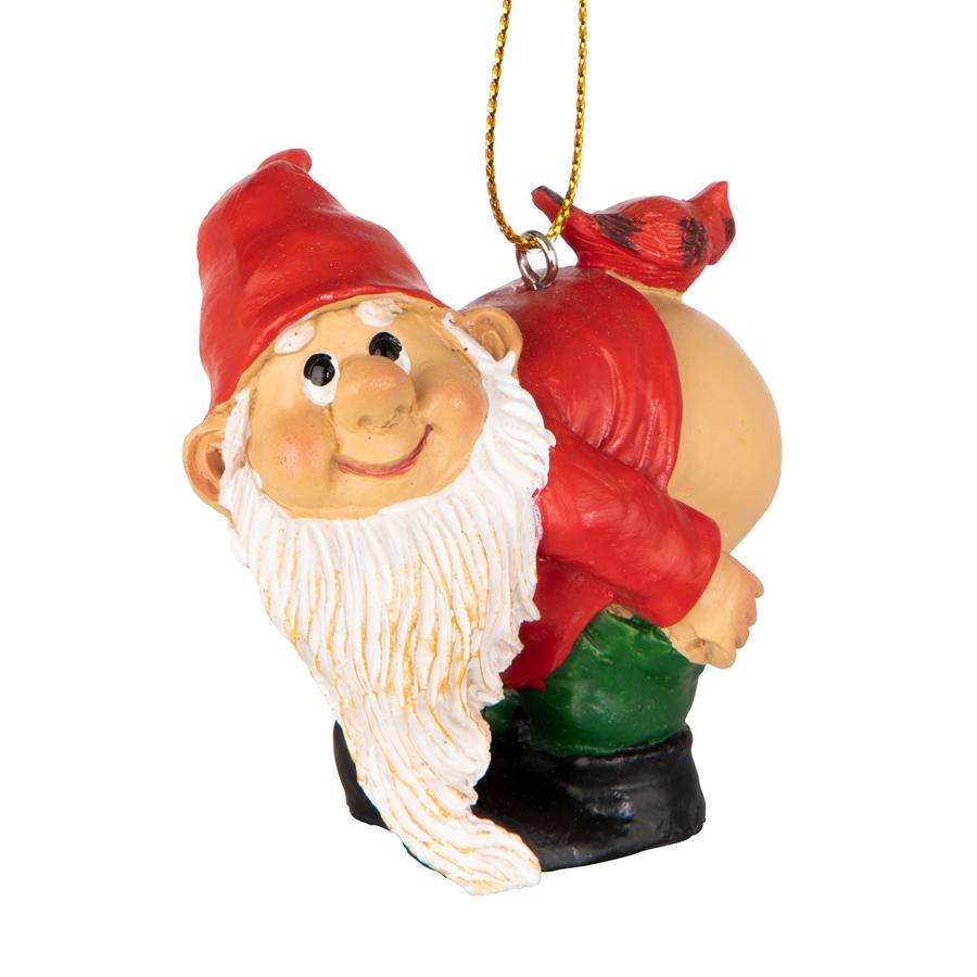 Loonie Moonie Gnome Holiday Ornament: Each
