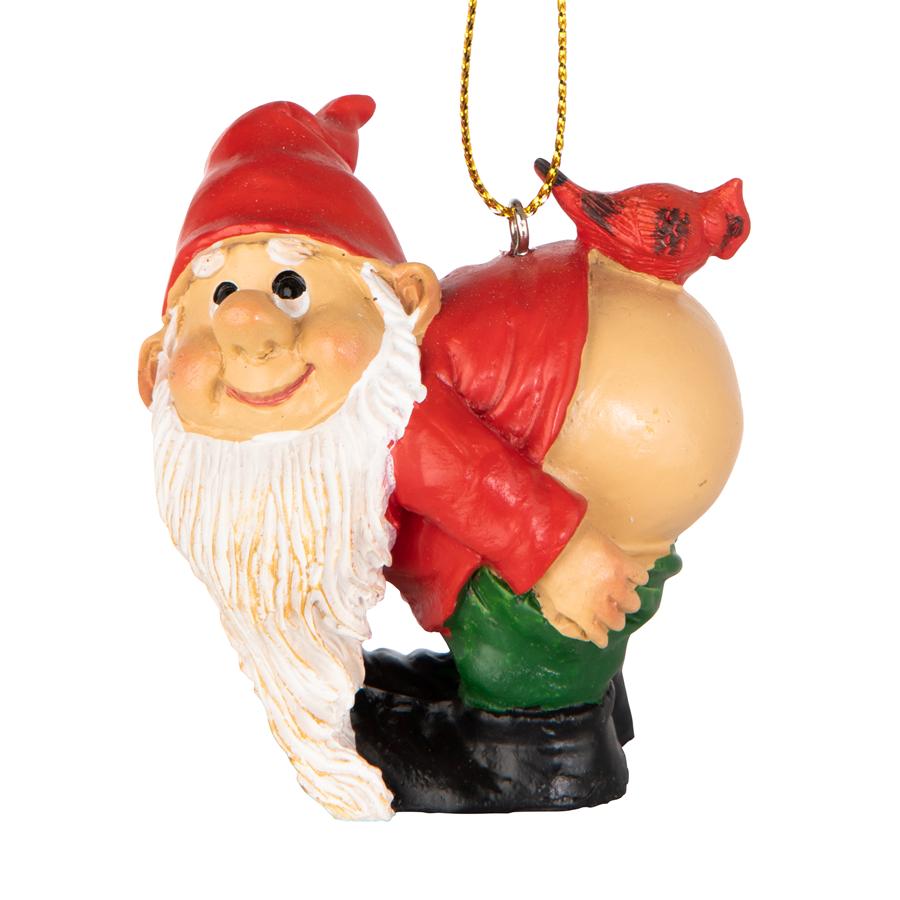 Loonie Moonie Gnome Holiday Ornament: Each