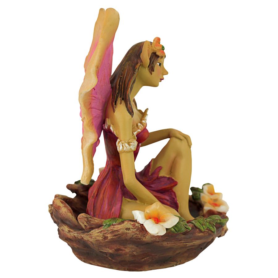 The Red and Green Fairy of Acorn Hollow Statues: Red