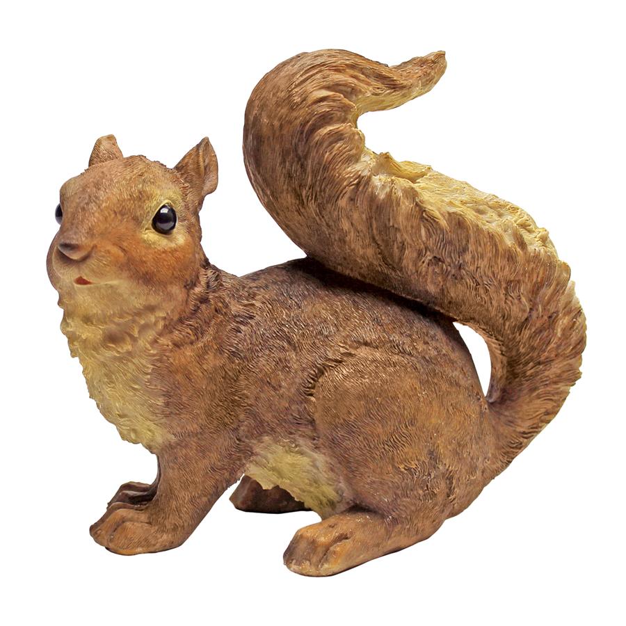 Scamper and Chomper, the Woodland Squirrel Statues: Scamper