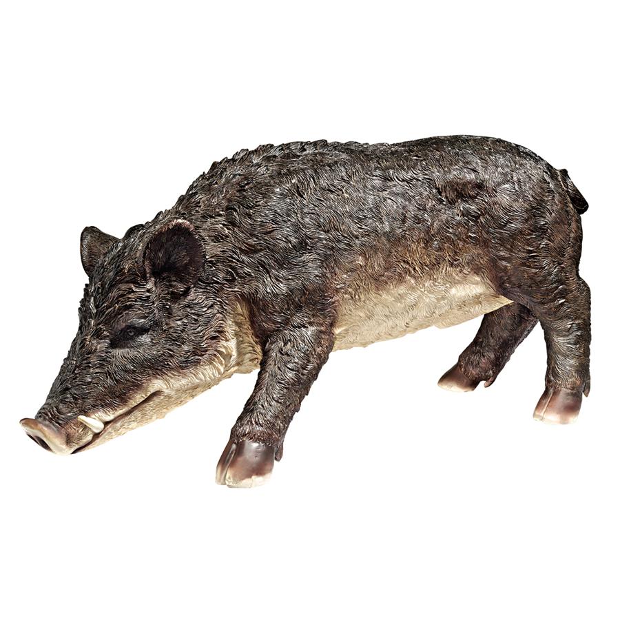 Razorback Wild Boar Statue