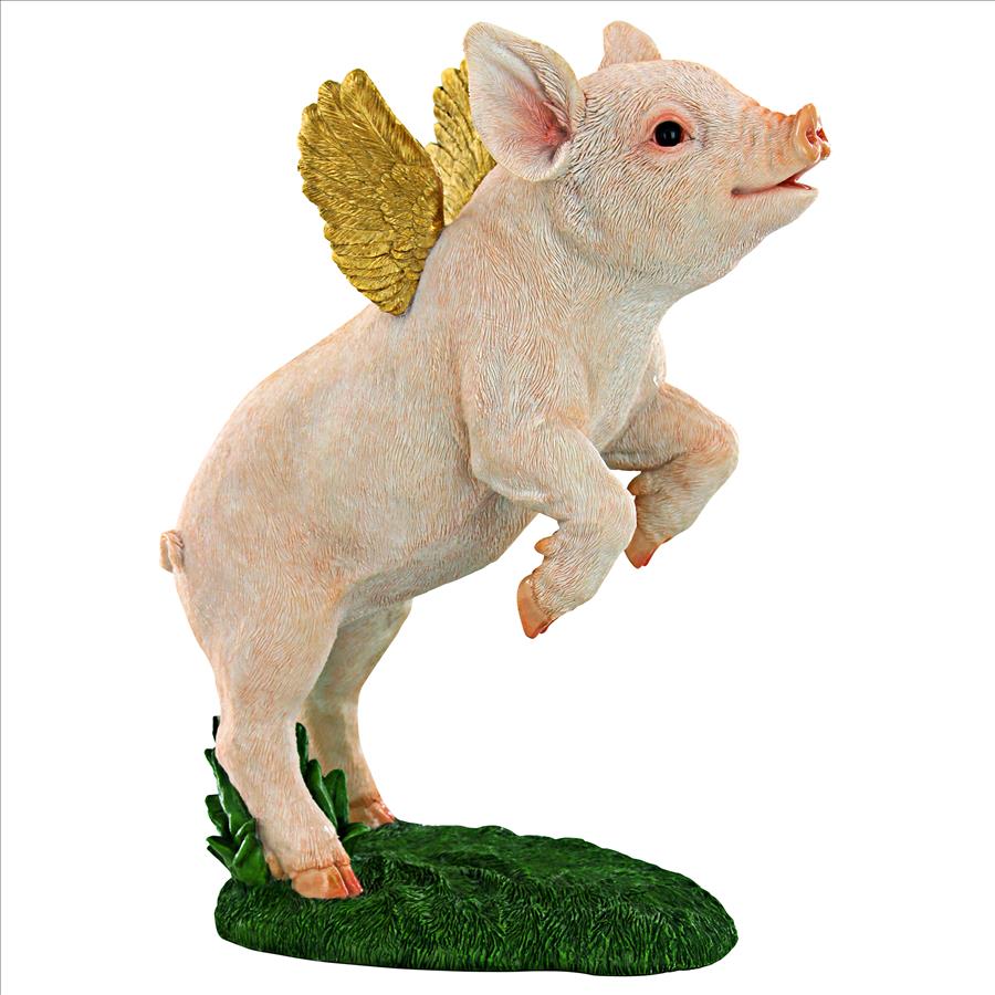 When Pigs Fly Flamboyant Farm Statue