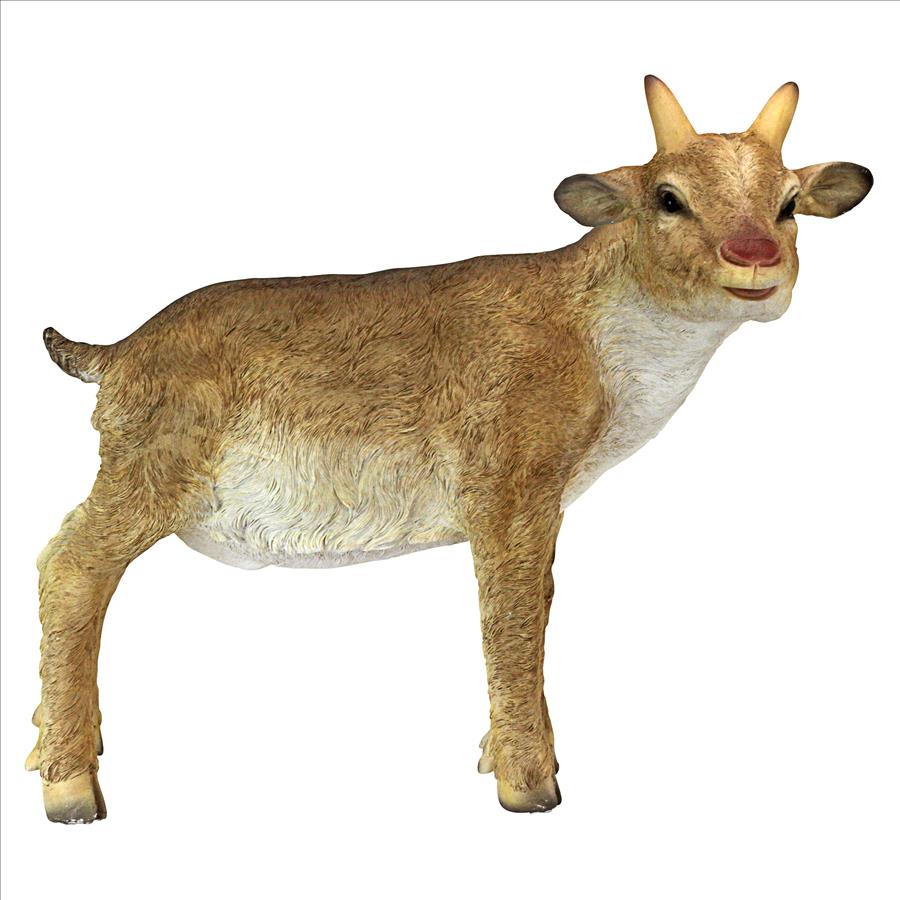 Trouble the Billy Goat Farm Animal Statue