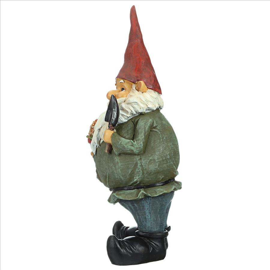 Dagobert with Gifts Garden Gnome Statue