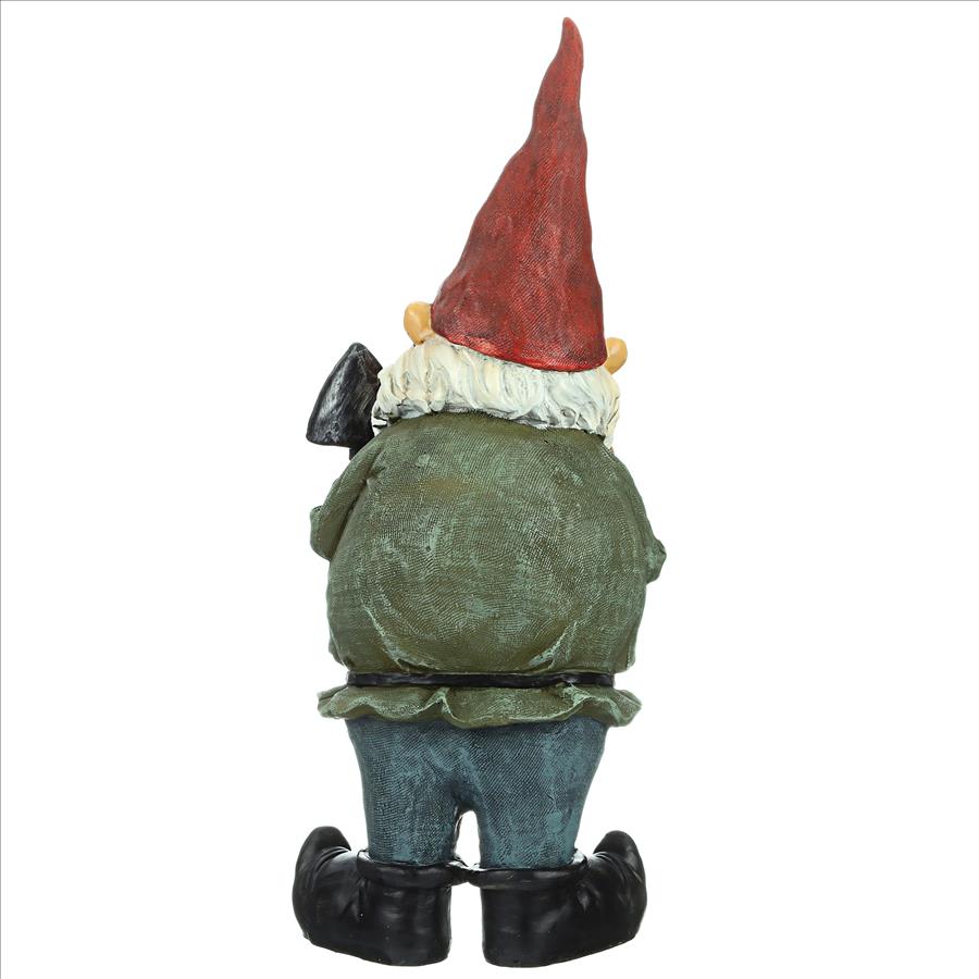 Dagobert with Gifts Garden Gnome Statue