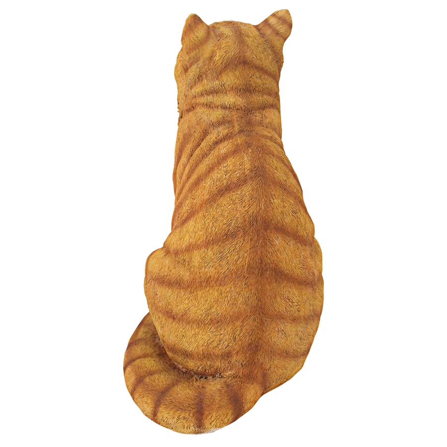 Lazy Daze Kitty Yawning Cat Statue