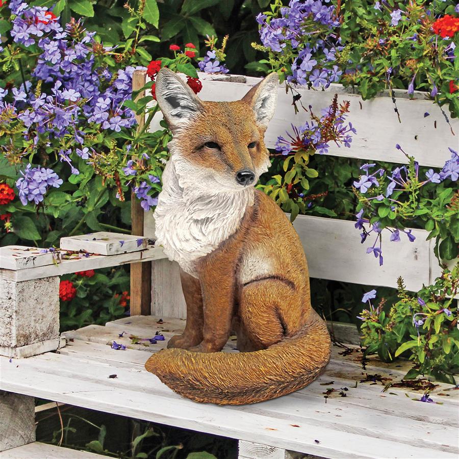 Fabian, the Flamboyant Fox Garden Statue