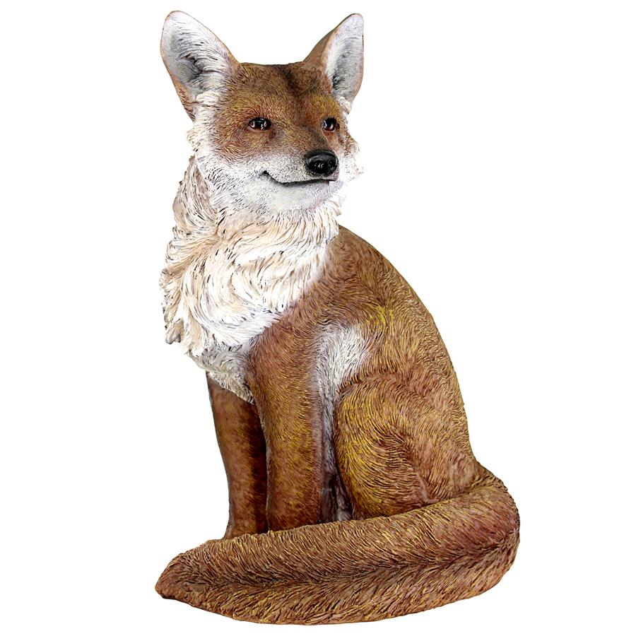 Fabian, the Flamboyant Fox Garden Statue