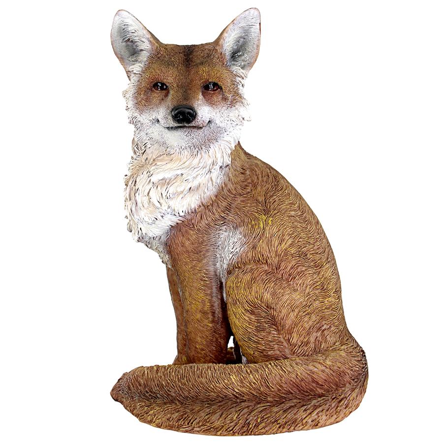 Fabian, the Flamboyant Fox Garden Statue