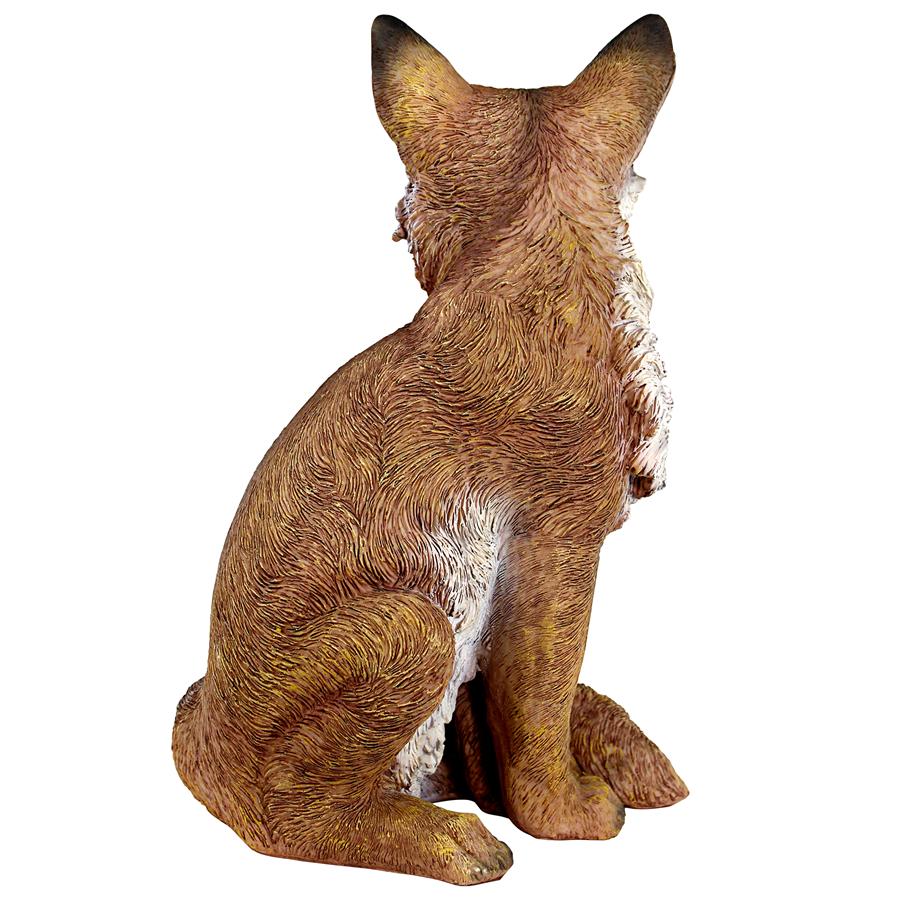 Fabian, the Flamboyant Fox Garden Statue