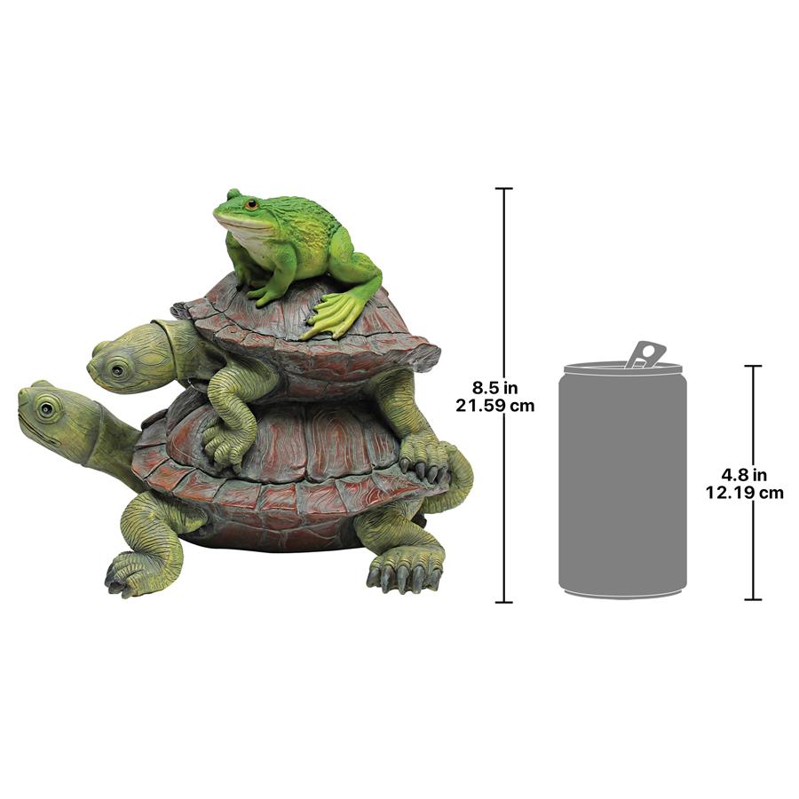 In Good Company, Frog and Turtles Statue