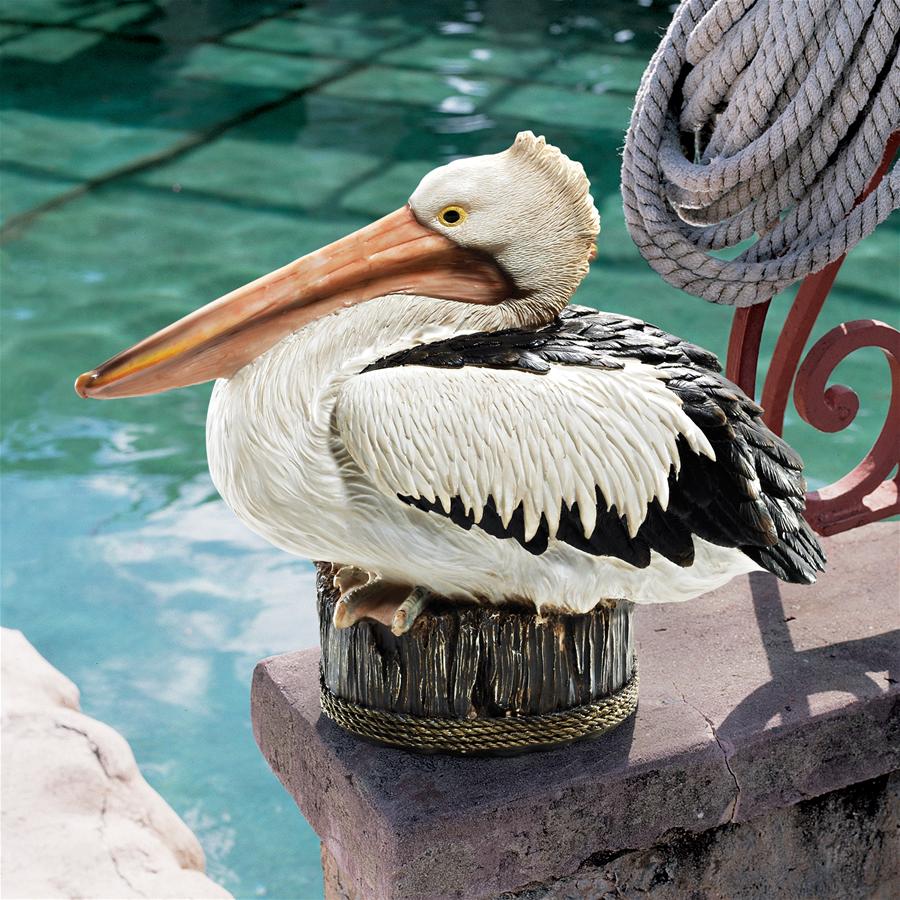 Dock of the Bay Pelican Statue