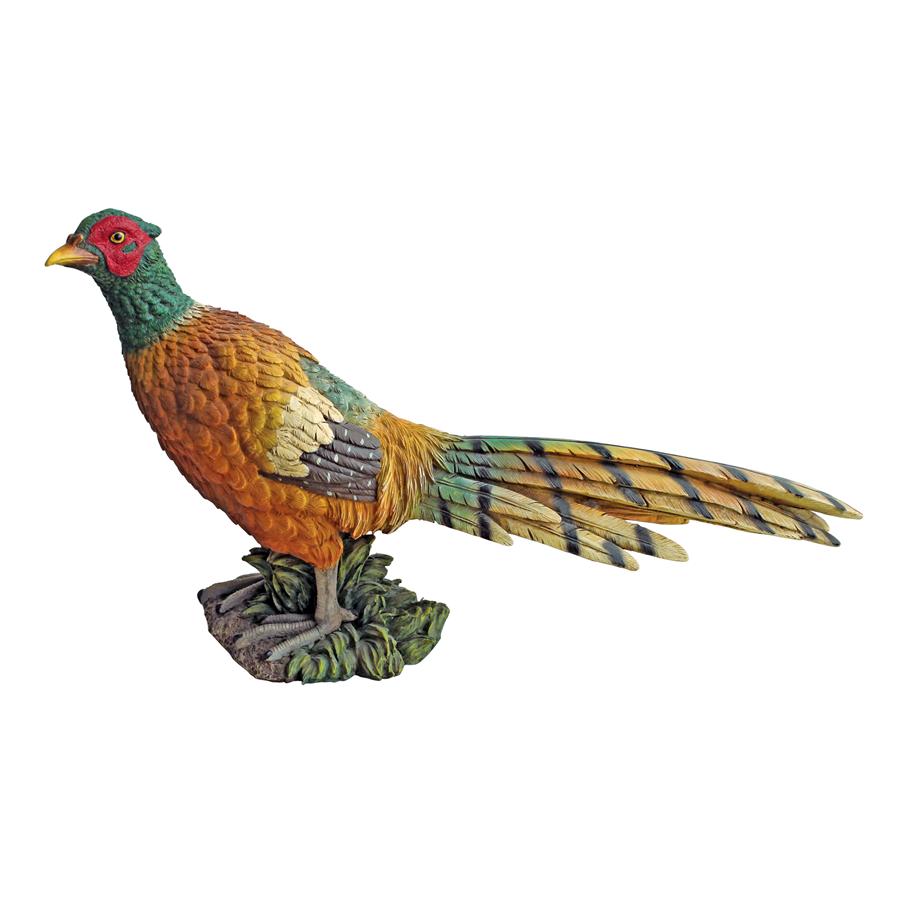 Standing Pheasant Game Bird Statue