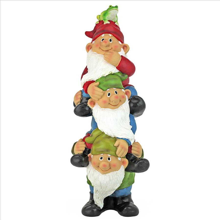 Tower of Three Gnomes and Frog Statue