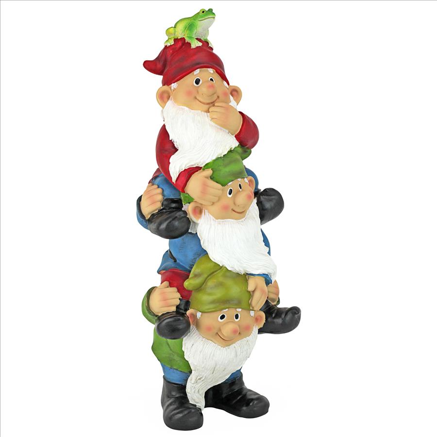 Tower of Three Gnomes and Frog Statue