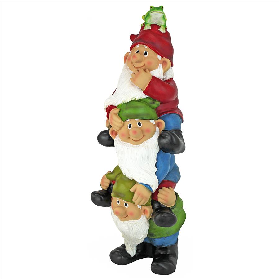 Tower of Three Gnomes and Frog Statue