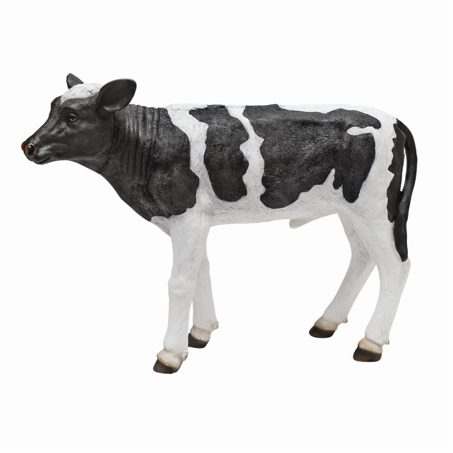 Daisy and Country Boy Cow Statues: Country Boy