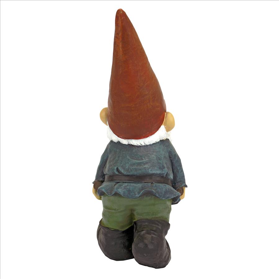 Wheelbarrow Willie: Garden Gnome Statue