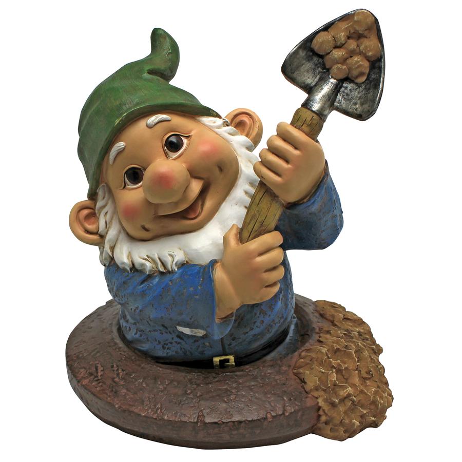 Shoveling Sam, the Garden Gnome Statue