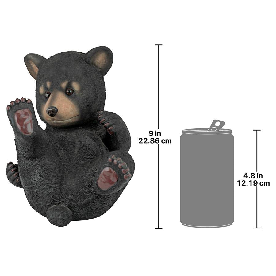 Roly-Poly Bear Cub Statues: Rolling Bear