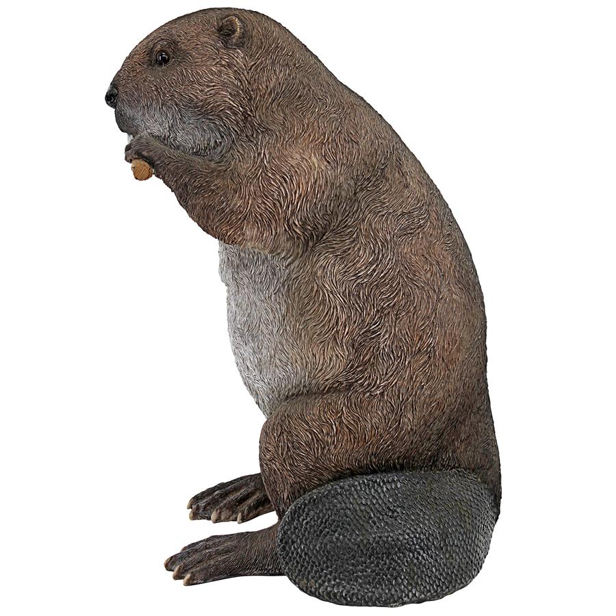 Dam Building Beaver Garden Statue