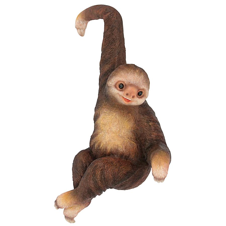 Sinbad the 3-Toed Sloth Hanging Statue