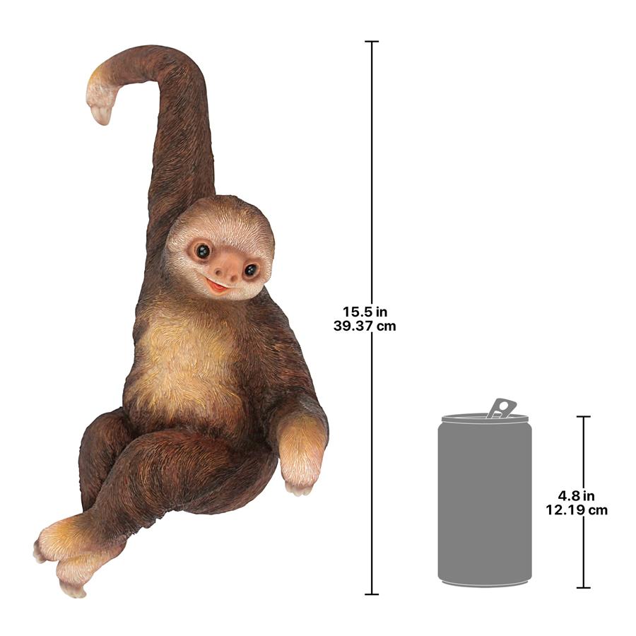 Sinbad the 3-Toed Sloth Hanging Statue