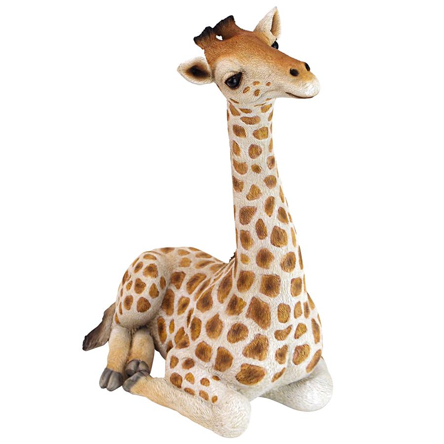 Zari the Resting Giraffe Statue: Medium