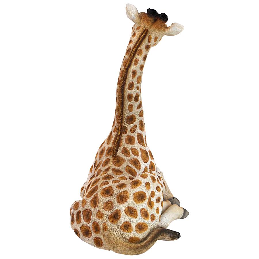 Zari the Resting Giraffe Statue: Medium