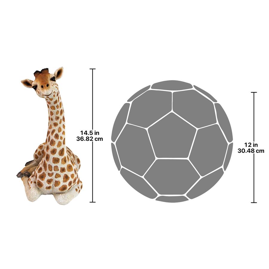 Zari the Resting Giraffe Statue: Medium