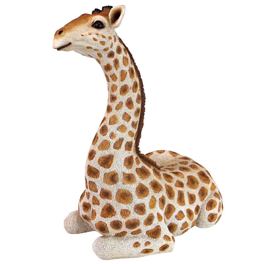 Zari the Resting Giraffe Statue: Medium